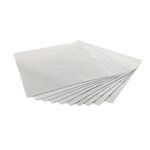 The Rag Company - Buttersoft Suede Cloth - Trademarked Softness for Applying and Leveling Coatings, Cleaning Glass and Other Delicate Surfaces Without Scratching - 8”x 8” - 10 Pack - Ice Grey