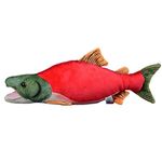 FRANKIEZHOU Simulation Sockeye Salmon Plush,Stuffed Animal,Plush Toy,Soft Toy,Stuffed Toy,Cuddly Toys,Gifts for Kids,15 Inches Long