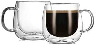 CNGLASS Double Walled Glass Coffee 