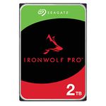 Seagate IronWolf Pro 2TB Enterprise NAS Internal HDD Hard Drive – CMR 3.5 Inch SATA 6Gb/s 7200 RPM 256MB Cache for RAID Network Attached Storage, Rescue Services - FFP (ST2000NTZ01)