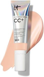 IT Cosmetics CC+ Cream (Fair Light) - Natural Full Coverage Foundation With SPF 50+, Color Corrector & Anti-Aging Hydrating Serum, Hyaluronic Acid + Peptides, Lightweight - 1.08 fl oz