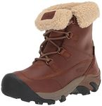 KEEN Women's Betty Boot Short Waterproof Insulated Ankle Boots, Brown/Shitake, 5 M (Medium) US