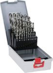 Bosch Professional 25pc. HSS-G ProBox Metal Drill Bit Set (for Steel, Ø 1-13 mm, Accessories Drill Driver and Drill Stand)