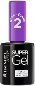 Rimmel London Super Gel Nail Polish, 001 Top Coat, 12ml