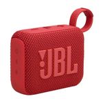 JBL GO 4 Ultra-Portable Bluetooth Speaker with Big JBL Pro Sound and Punchy Bass, PlaytimeBoost, Waterproof Design and 7-Hour Playtime, Red
