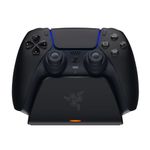 Razer Quick Charging Stand - Quick Charging Stand for PlayStation 5 Controller (Quick Charge, Curved Cradle Design, Powered by USB, One-Handed Navigation) Midnight Black
