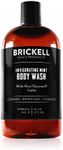 Brickell Men's Invigorating Mint Body Wash for Men, Natural and Organic Deep Cleaning Shower Gel with Aloe, Glycerin, and Jojoba, Sulfate Free