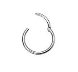 Gekko Body Jewellery Surgical Steel Hinged Segment Ring Septum Clicker Piercing Hoop - 1.2mm x 8mm