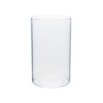 Royal Imports Flower Vase Acrylic Cylinder - Decorative Centerpiece for Home or Wedding - Non Breakable Plastic, 5"X8" Tall Round - Clear