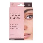 1000 Hour Eyelash & Brow Dye/Tint Kit Permanent Mascara (Dark Brown)