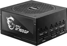 MSI MPG A750GF Power Supply, EU Plug, 750W, 80 Plus Gold Certified, PSU ATX Fully Modular, 3 x 6+2 Pin GPU Support, Japanese Capacitors 105°C, Flat Black Cables, 10 Year Warranty