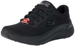 Skechers ARCH FIT 2.0 BIG LEAGUE, Women's Sneaker, Black, 7 UK