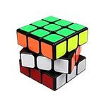 FC MXBB 3x3 PVC Sticker Smooth Speed Puzzle Magic Cube Black -Twist Brain Teasers IQ Toys for kids 56mm