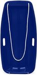 Best Choice Products 35in Kids Plastic Toboggan Snow Sled w/Pull Rope, 2 Handles - Navy