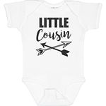 inktastic Little Cousin with Arrows Infant Creeper White 12 Months