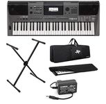 YAMAHA PSR-I500 PORTABLE 61 Keys KEYBOARD WITH ADAPTOR, Black