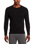 Duofold Men's Heavy Weight Double Layer Thermal Shirt, Black, Large