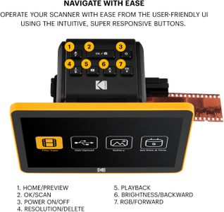 Kodak 7" Slide and Film Scanner – High-Resolution Photo Digitizer