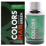 United Colors of Benetton Man Eau De Toilette For Men, Green, 100ml