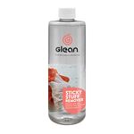 GLEAN Sticky Stuff Remover Liquid | 500ml | STICKY RESIDUE DISSOLVER | Removes Glue, Adhesives, Sticky Tape, Label Residue, Chewing Gum, Stickers | Multi-Surface: Wood, Glass, Metal, Tiles, Fabric