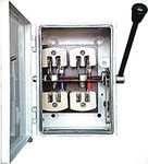 Dehmy electric change over switch - (grey,2 pole, 240volt,63amp)