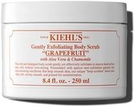 Kiehl's Gently Exfoliating Grapefruit Body Scrub, Bath & Shower Body Polish for Smooth & Soft Skin, with Apricot Seed, Aloe & Chamomile, All Skin Types, Grapefruit Citrus Scent - 8.4 fl oz