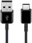 Samsung Galaxy Official USB-A to C Data Cable, 1.5m, Black Compatible with Smartphone