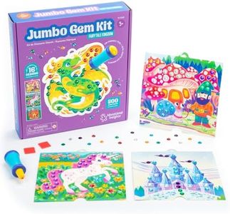 Educational Insights Jumbo Gem Kit - Arts and Crafts for Kids, Toddler Art Supplies, Toddler DIY Sensory Activity, Gift for Girls and Boys Ages 5+, Stocking Stuffers for Kids