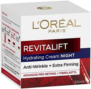 L’Oréal Paris Anti-Ageing Night Cream, With Pro-Retinol and Fibrelastyl, Hydrated & Smoother Skin, Revitalift, 50ml