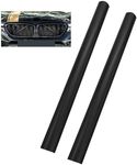 KUNIO 2 x front grill strips, suitable for BMW strips for radiator grille F30 F31 F32 F33 F34 F35 F36 F20 F21 F22 F23 F24 F44 F40 G29 front grill insert strips radiator grille trim accessories black