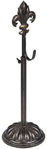 Oligsky Wreath Stand for Display, Iron Standing Wreath Holder Adjustable 18.5-26 inches H, Bronze