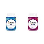 Centrum Multivitamin For Men With Grape Seed Extract + Multivitamin For Women With Biotin Tablet|Pack Of 30