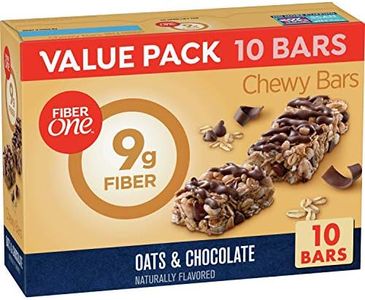 Fiber One Bar Oats and Chocolate Bars, 10 Count (Pack of 6)