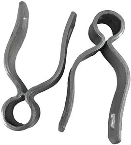 Chain Link Fence Gate Male Hinges for 1 3/8" Posts, 2 Pack