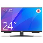 Cello C2424SH 24 inch Digital Frameless TV with Freeview HD and Built In Satellite Receiver DVB-S2 Pitch Perfect Speakers with HDMI and USB for recording from Live TV, Made In The UK, 2024 Model