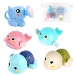 Bath Toys, Bathtub Toys for 1 2 3 Year Old Boy Girl Swimming Tub Toddler Toys (Style 4)