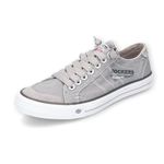 Dockers by Gerli Men's Low-Top Trainers, Men's Low Shoes, Light Grey White 30st027 790215, 15.5 UK