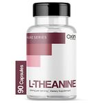 Oxin Nutrition Pure Series Imported L Theanine 200mg Capsules Support’s Relaxation Stress Management Sense of Calm (90 Capsules)
