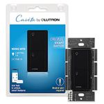 Lutron Caséta Wireless Smart Lighting Switch for All Bulb Types or Fans | PD-6ANS-BL | Black