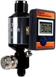 LE LEMATEC Digital Air Pressure Regulator & Filter with Water Separator, 1/4 NPT, Moisture Trap, Oil & Dirt Removal, Inline Dryer for Pneumatic Tools, Spray Paint Gun & Compressed Air System, AI303-R2