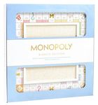 WS Game Company Monopoly Bianco Edition with Foil-Stamped Wood Game Board and Premium Components