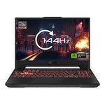 ASUS TUF A15 FA507NV 15.6” Full HD 144Hz Gaming Laptop (AMD Ryzen R7-7735HS, NVIDIA GeForce RTX 4060, 16GB RAM, 512GB SSD, Windows 11, 90Whrs Battery)