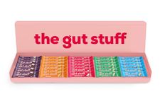 The Gut Stuff - High Fibre Bars – All Natural, Gut-Friendly, Gluten-Free, Vegan 30 x 35g Bar Box - Mixed Flavours