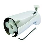 EZ-FLO 15089 Sturdy Zinc Slide-On Bath Tub Diverter Spout with Hex Wrench and Set Screw, 1/2-inch Copper Pipe, Chrome Finish