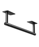 FORIOUS Under Cabinet Paper Towel Holder, Paper Towel Holder,SUS304 Stainless Steel Paper Towel Holder Wall Mount, Adhesive Paper Towel Holder for Kitchen, Sink, Cabinet, Bathroom, Matte Black