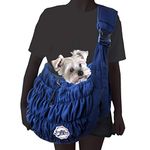 Alfie Pet - Tyler Pet 1-Sided Mesh Sling Carrier - Color: Navy