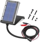 Solar Panel for Deer Feeder, 6V Solar Panel Outdoor Hunting Feeder Waterproof, Solar Power Battery Charger 6Volt with Mounting Bracket and Alligator Clip Design for Game Feeder…