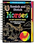 Scratch & Sketch Horses (Trace-Along)