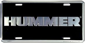 Signs 4 Fun Parody License Plate - Hummer Black - 12” x 6” Decorative License Plate Wall Decor - Decoration Plate Man Cave + Garage - Made in The USA
