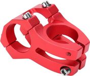 FASTPED Bicycle Handle Stem 31.8mm with 31.8mm Aluminum Alloy MTB Handlebar Riser Bar for Mountain Bike 720/780MM (Red) (D) Hollowed Short Handlebar Short Bar Aluminium Bike Stems Red